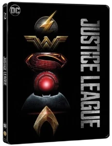 JUSTICE LEAGUE: BEST BUY EXCLUSIVE STEELBOOK 4K ULTRA HD + BLU-RAY + DIGITAL NEW - Picture 1 of 2