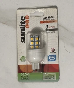 Sunlite LED Bi-Pin G9 Bi Pin Base Warm White 3w 120v - Picture 1 of 2