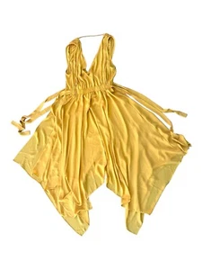 BCBGMAXAZRIA Kleid mit Taschentuchsaum gelb Größe XXS - Bild 1 von 12