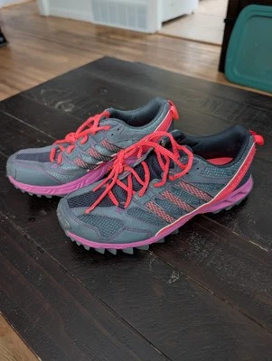 Adidas Kanadia TR 5 Q35440 Rosa Gris Mujer Zapatos para Correr Talla 8.5US Foto 1 de 4