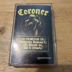 CORONER - PUNISHMENT FOR DECADENCE (Cassette Tape, 1988) Thrash - Promotion Only - Picture 1 of 4