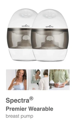 Spectra Premier Wearable MM011500 - Double Adjustable Breast Pump - Image 1 of 4