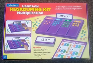 NEW OPEN BOX Lakeshore Hands-On  Multiplication Regrouping Kit FF293 - Picture 1 of 7
