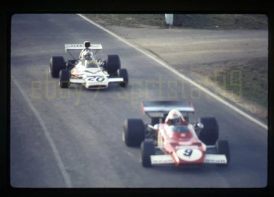 Andretti #9 / Revson #20 - 1972 US Grand Prix Watkins Glen - Vtg Race Slide - Image 1 of 3