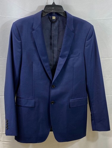 Blazer giacca tuta uomo Burberry blu lana mohair taglia 50R