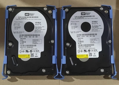Western Digital 160Gb HDD x 2 Model: WD1600JS-75NCB2 Both Tested and Work - Image 1 of 4