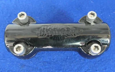 Guidão genuíno Harley Davidson Softail Slim FLSS preto risers 2005-2017 - Imagem 1 de 4