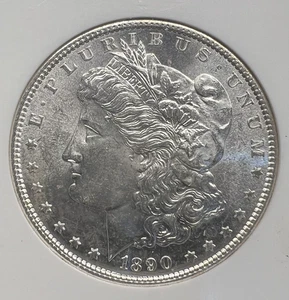 1890-S Morgan Silver Dollar MS64 NGC Great Coin!!!! - Picture 1 of 4