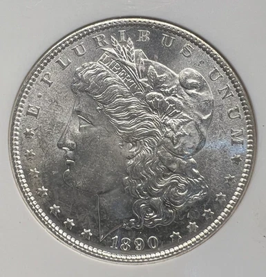 1890-S Morgan Silver Dollar MS64 NGC Great Coin!!!! - Image 1 of 4