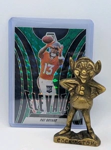 Mosaico Panini Pat Bryant RC 2025 elevado mosaico verde #4 Denver Broncos - Imagen 1 de 3