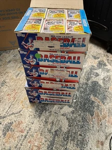 Lote de 24 paquetes de caja de violonchelo Topps 1988 6 unidades cada uno - Imagen 1 de 7