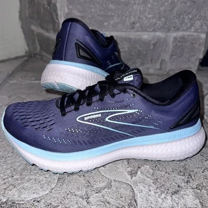 Mint Brooks Glycerin 19 Nightshadow Blue Running Shoes Sneakers 7.5 B Women - Picture 1 of 10