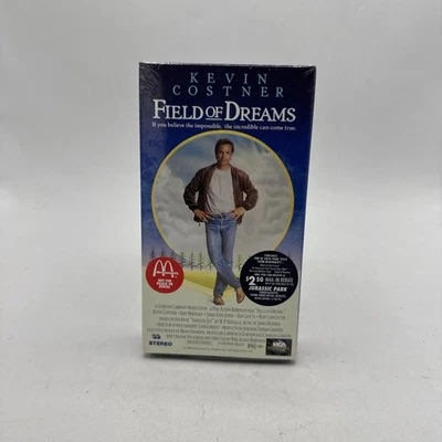 Field of Dreams VHS Tape Sealed McDonald’s MGM Watermarks Vintage - Image 1 of 4