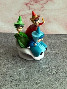 NEW Disney Store Sleeping Beauty PVC Figure Cake Topper 3" FAIRY GODMOTHERS - Picture 1 of 1