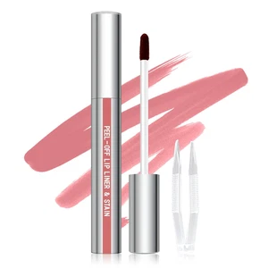 Delineador de labios despegable de larga duración mancha - acabado mate impermeable (rosa desnudo) - Imagen 1 de 12