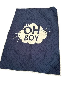 Seltene Ethan Allen Disney Decke - "OH BOY" Mickey Mouse inspiriert - nicht mehr produziert Colle - Bild 1 von 10