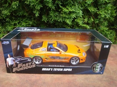 Fast & Furious Brian's Toyota Supra Die Cast Car 1:18 scale by Jada 97505 (2017) - Image 1 of 4