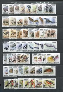 Burundi 8 different animal sets unmounted mint NH - Picture 1 of 1