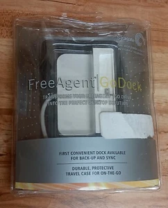 Seagate Free Agent Go Dock White with Travel Case - New Sealed - Picture 1 of 3