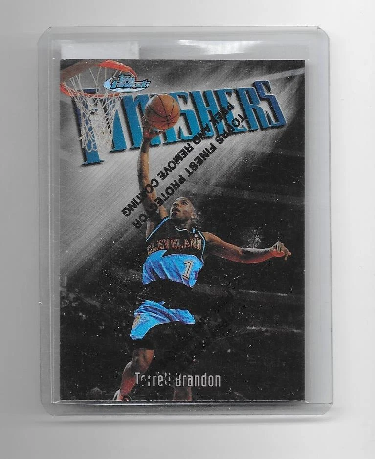 1997-98 Finest - TERRELL BRANDON - Silver Refractor #122 - CAVS #d 268/1090 - Image 1 of 1