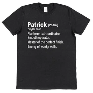 Personalised Plasterer Definition T-Shirt Custom Dry Liner Gift for Builders - Picture 1 of 5