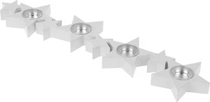 Attractive Star Shaped Wooden Christmas Table Decoration Tea Light Holders - Picture 1 of 5