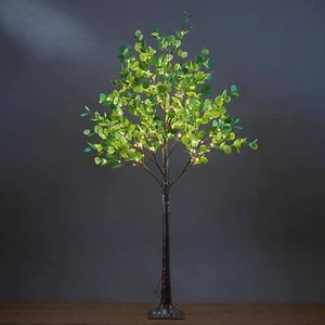 5FT decorative Ugariye tree lights, 112L 5MM LED with leaf garland , W/UL 12V 0. - Picture 1 of 1