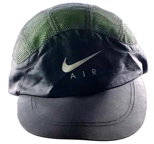 SUPREME x NIKE AIR Panel Hat Cap Green Black Humara Reflective Logo Mesh FW17 - Picture 1 of 5