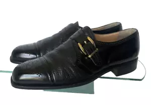Caporicci Wingtip Toe Cup Italy Leather Dress Monk Shoes US 11 - Picture 1 of 11