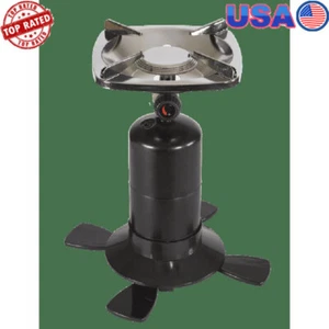 Single Burner Propane Stove Camping Cooking Adjustable Heat Lightweight Portable - Picture 1 of 2