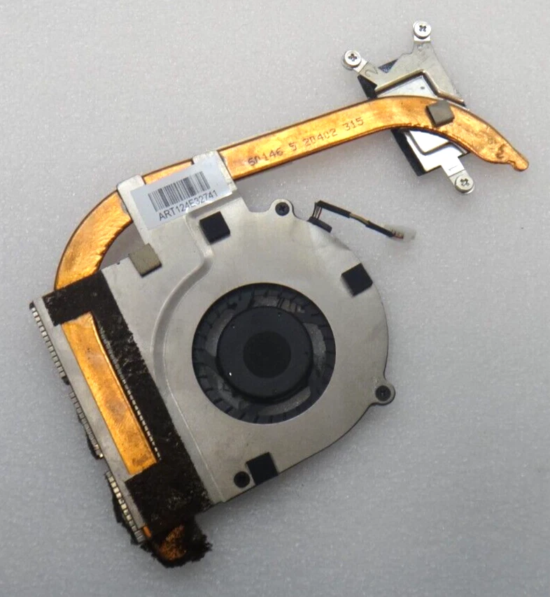 OEM Sony Vaio SVT13116FXS 13.3" Genuine CPU Cooling Fan w/Heatsink 60.4UJ07.021 - Image 1 of 1