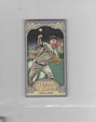 2012 Topps Gypsy Queen Mini #24 Matt Cain Oddball Insert Baseball Card - Image 1 of 2