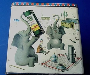 CAFFE' FRANCK OLANDESE ELEFANTE SCATOLA CIRCO GIOCOLIERI BIMBI CLOWN RARA '900 - Picture 1 of 12
