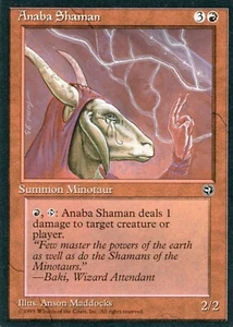 1X ANABA SHAMAN (VERSION 2) RED HOMELANDS MTG MAGIC LP X1 (yourdeckbuilder) - Bild 1 von 1