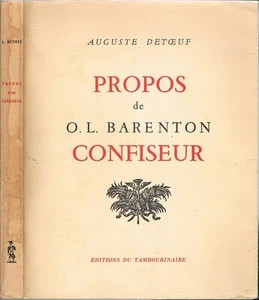 PROPOS de BARENTON CONFISEUR d'Auguste DETŒUF Portrait dessin de Roger WILD 1965 - Picture 1 of 12