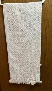 Toalla de baño mi casa es tu casa XL 55”x28” Portugal algodón texturizado medallón nueva - Imagen 1 de 8