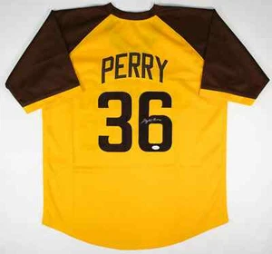 Gaylord Perry Signed San Diego Padres Throwback Jersey JSA COA/ 1978 NL Cy Young - Picture 1 of 6