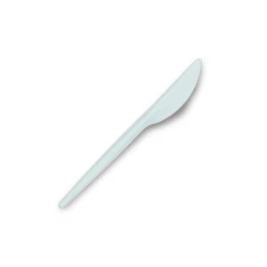 1000 Coltelli Bianchi Plastica Riutilizzabili - Foto 1 di 1