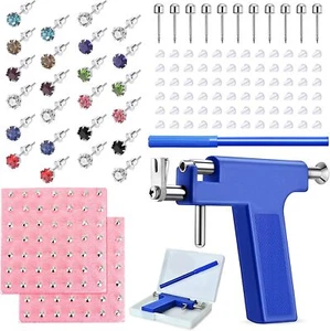 224-500PCS Professional Ear PIERCING GUN Body Nose Navel Tool Kit Set Jewelry - Picture 1 of 108