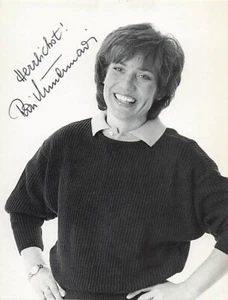 Rosi Mittermaier (+) UH autograph card Alpine skiing original signed 8683 J - Picture 1 of 1