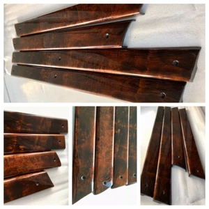 Door Cappings Trim for Austin Rover Mini Burl Walnut 4 Pieces for Classic Mini - Picture 1 of 16