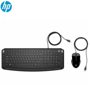Keyboard And Mouse HP Pavilion 200 Compact Clean Design Type In Total Comfort - Picture 1 of 2
