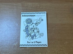 Intellivision BRAND NEW Manual : Diner