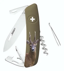 SWIZA D05 HUNTING COLLECTION POCKET KNIFE MULTITOOL w. SAW / ROE BUCK ** NEW ** - Picture 1 of 2