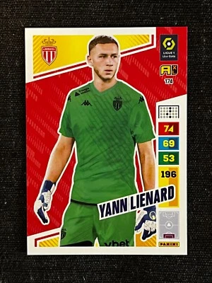 CARD PANINI ADRENALYN XL FOOT 2023/24 YANN LIENARD MONACO # 174 NEW