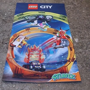 2022 LEGO City Stuntz Friends Double Sided Store Display Promo Poster Banner 70" - Picture 1 of 9