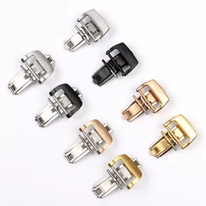 Hebilla plegable de despliegue de cierre de 18 mm para correa de goma de cuero Richard Mille - Imagen 1 de 7