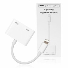 For Apple iPad iPhone Lightning to HDMI Digital TV AV Adapter 1080P HDMI Cable