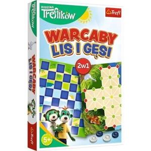 Warcaby Lis i Gęsi Rodzina Treflików Polska Gra Planszowa Towarzyska Rodzinna - Picture 1 of 7
