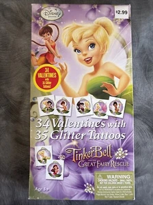 34 biglietti San Valentino fate Disney e 35 tatuaggi GLITTER salvataggio campanellino ๐บ๐ธ - Foto 1 di 4